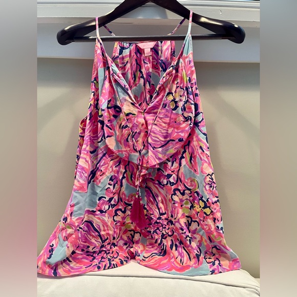 Lilly Pulitzer Lachelle Silk Top - Picture 2 of 5